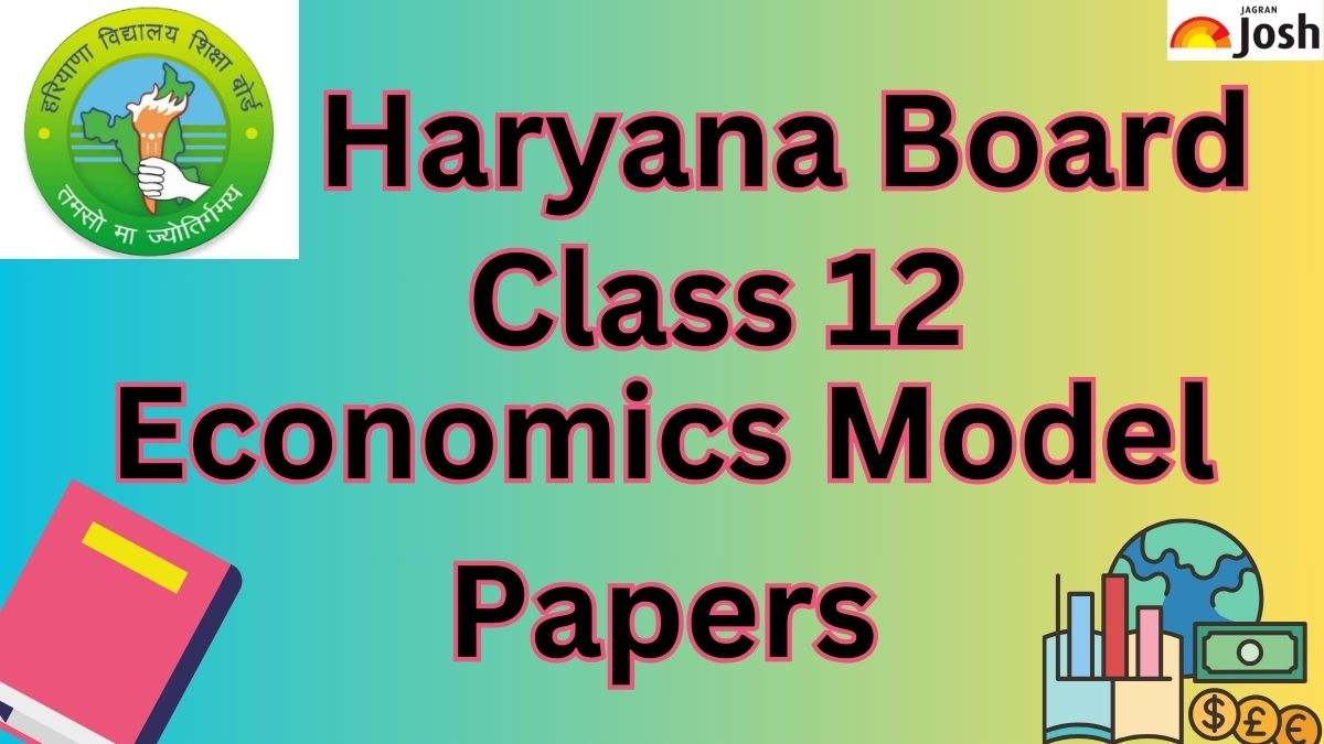 Haryana Board 12th Economics Model Paper 2024 Download Class 12