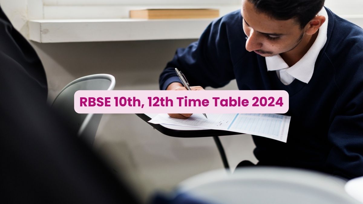 RBSE Time Table 2024 Out Download BSER Rajasthan Board Class 10th