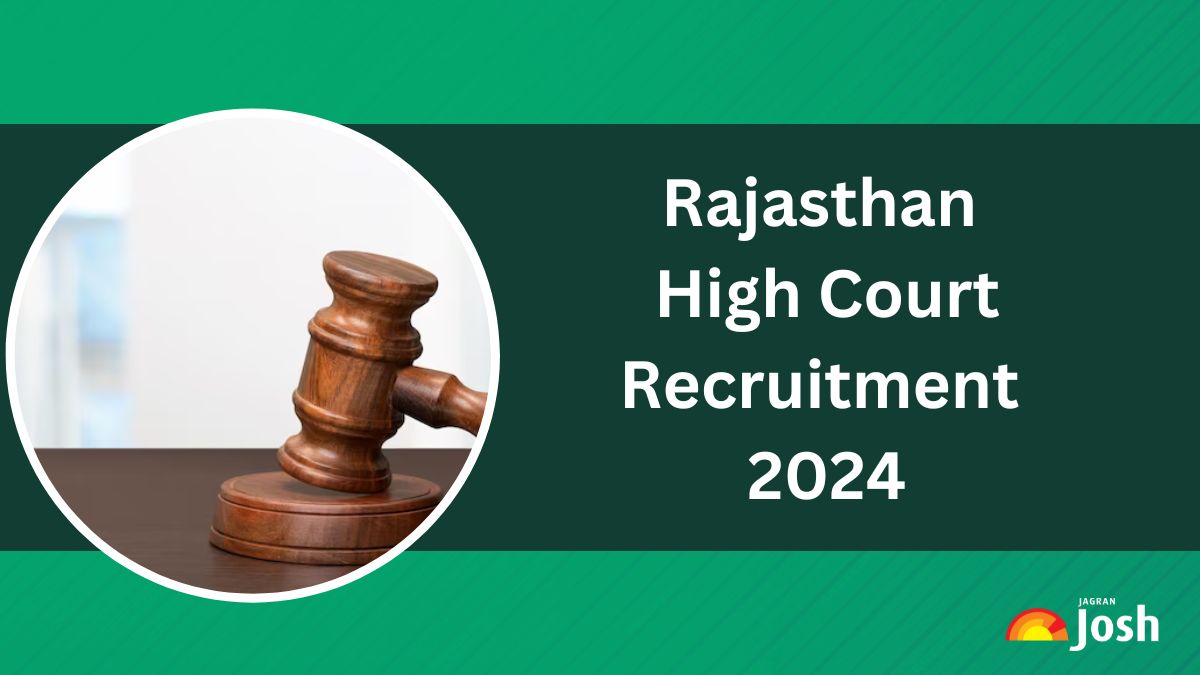 Rajasthan High Court Recruitment 2024: Apply Online for 95 District Judge Vacancies