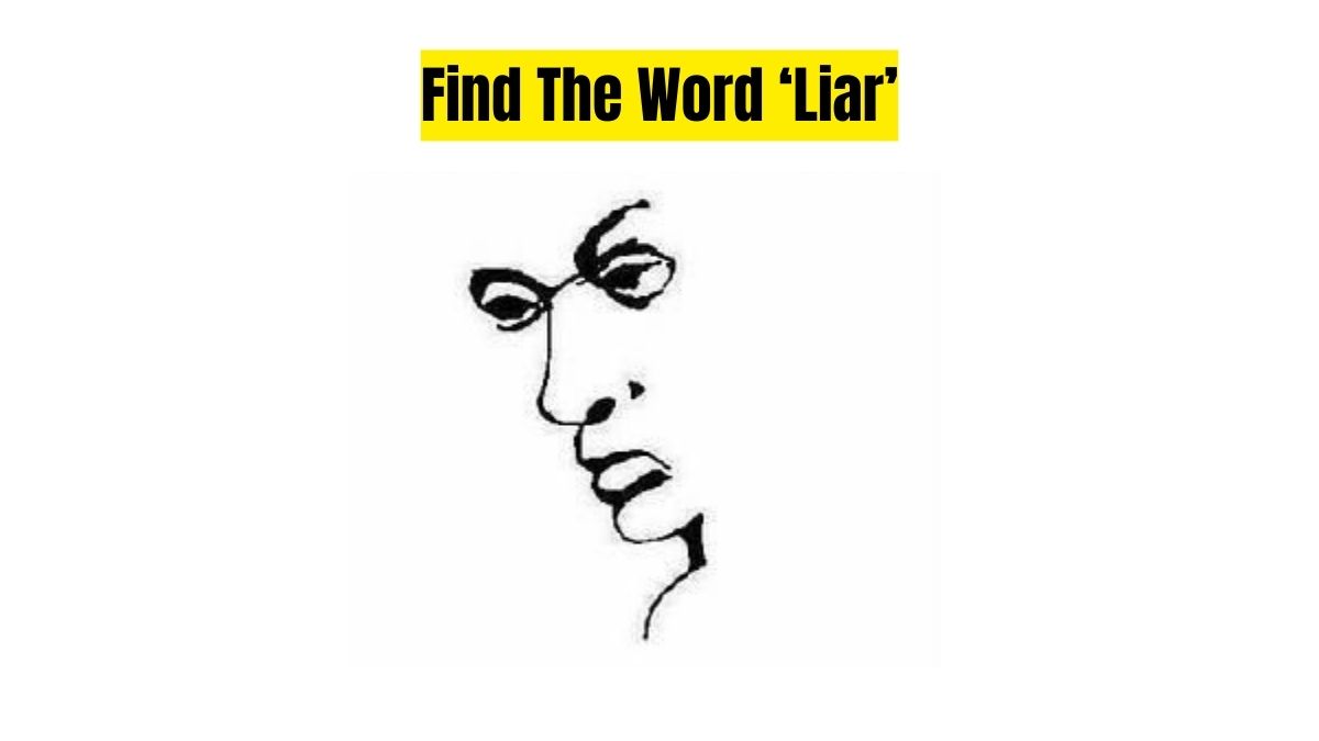 Optical Illusion IQ Test: Only The Sharpest Minds Can Spot The Word ‘Liar’ In 12 Seconds!