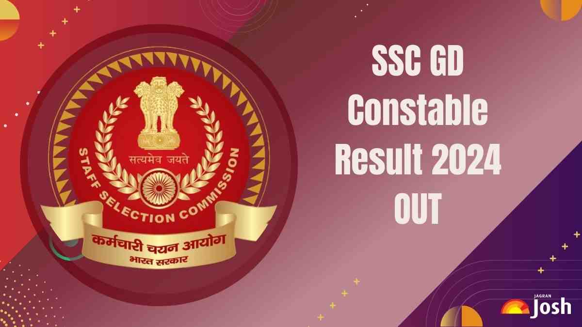 SSC GD Result 2024 OUT: एसएससी जीडी का रिजल्ट घोषित, यहाँ देखें पीडीएफ 