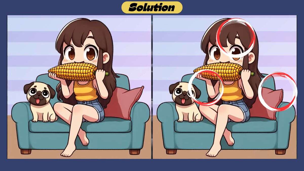 Find 3 Differences in 43 Seconds in This Corn Eating Scene