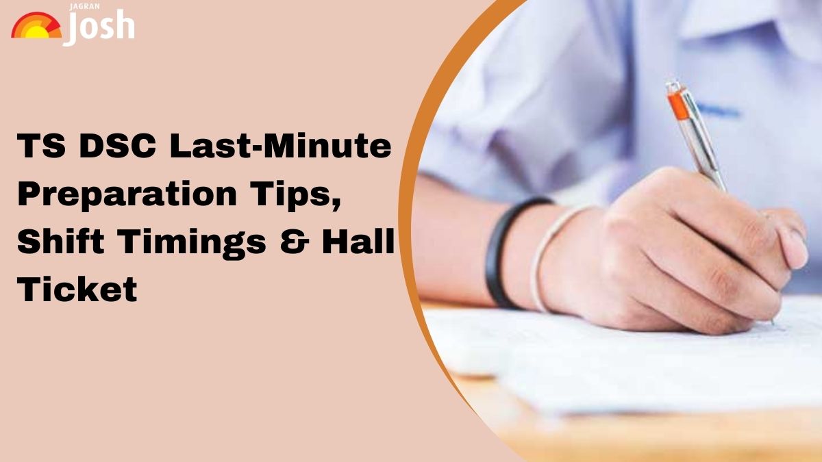 TS DSC Teacher 2024 Exam: Check Shift Timings, Last-Minute Preparation Tips and Exam Pattern