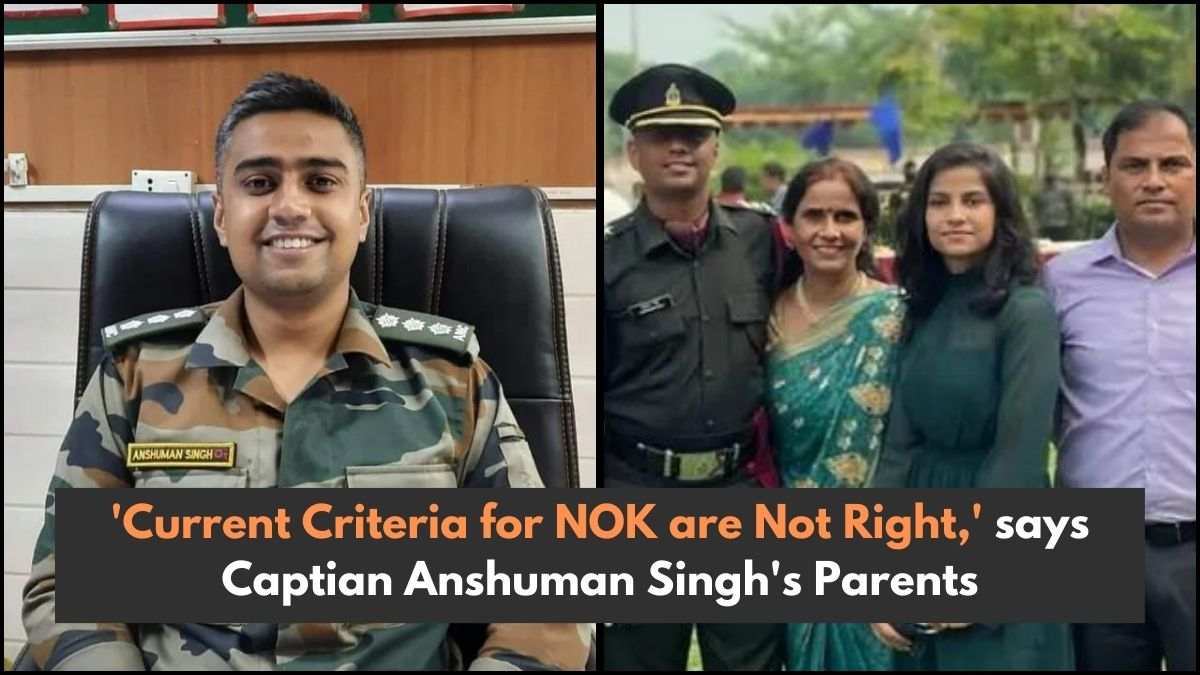 'Current Criteria for NOK are Not Right,' says Captian Anshuman Singh's Parents; Know What is Next of Kin and How is it decided