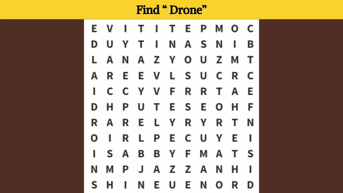 Find the word drone