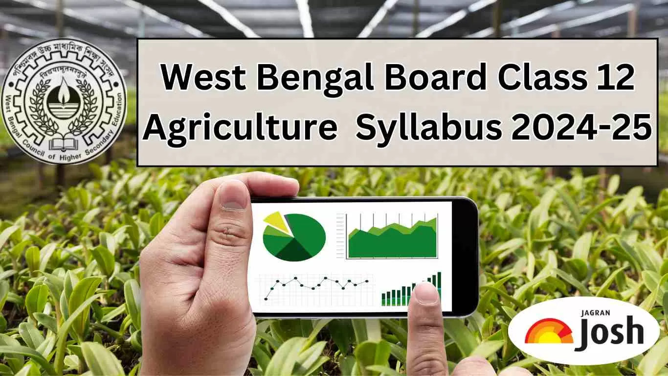 Get details of WB Board Class 12 Agriculture Syllabus 2024, for the academic year 2024-25 