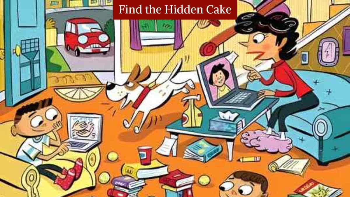 Optical Illusion: Test your visual intelligence by finding the hidden cake in 6 seconds!
