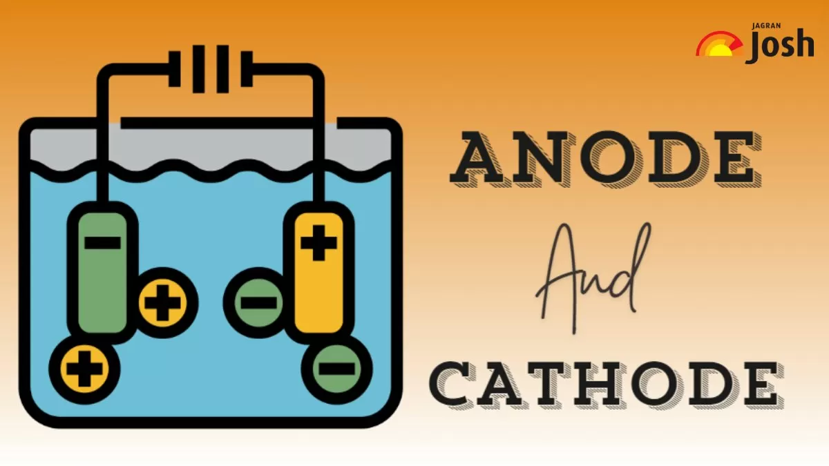 Cathode and anode charges, symbols, roles, and examples.