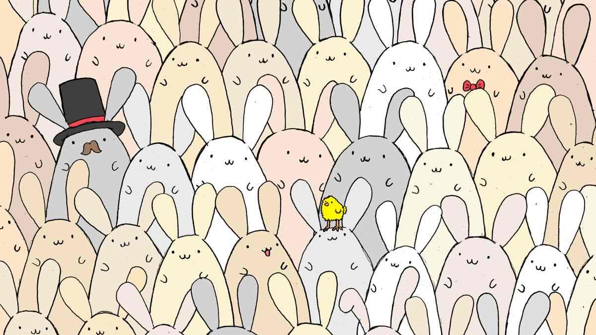 Picture Puzzle IQ Test: Prove Your Intelligence By Finding The Egg Among Bunnies In 15 Seconds!