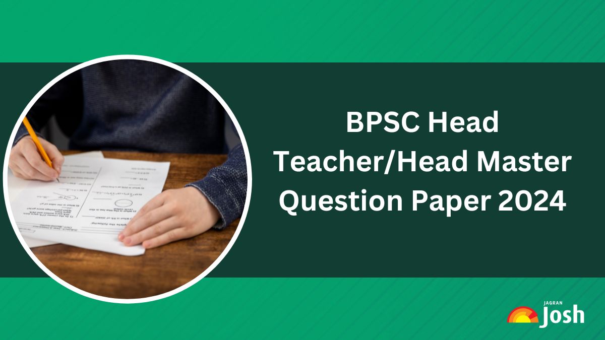BPSC Head Teacher/Head Master Question Paper 2024 OUT: Download Written Paper PDF