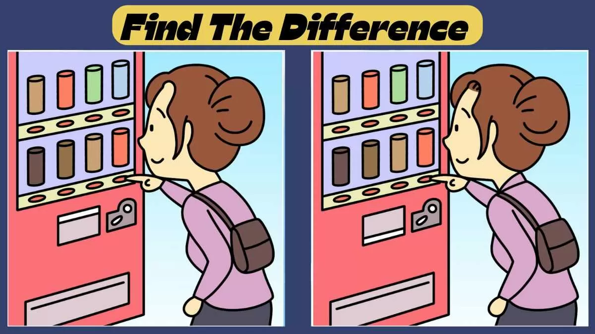Find 3 Differences in 35 Seconds in This Vending Machine Scene