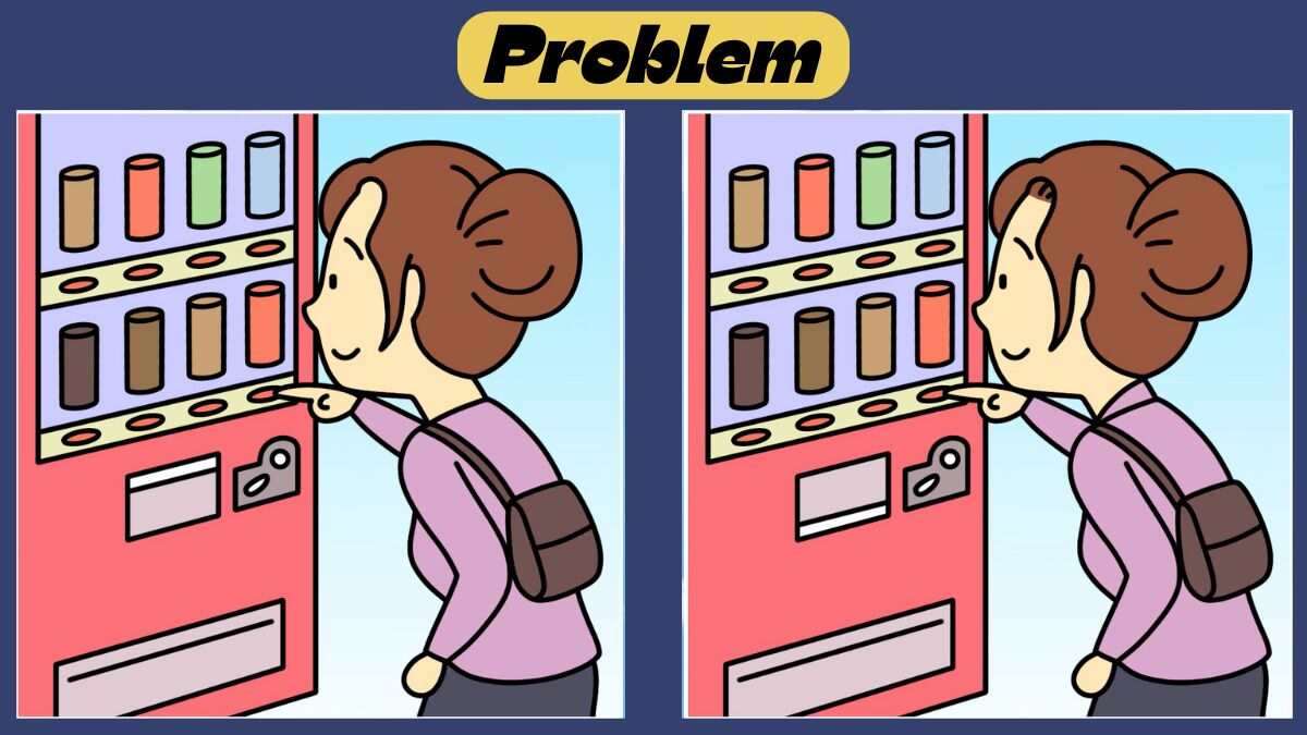Find 3 Differences in 35 Seconds in This Vending Machine Scene