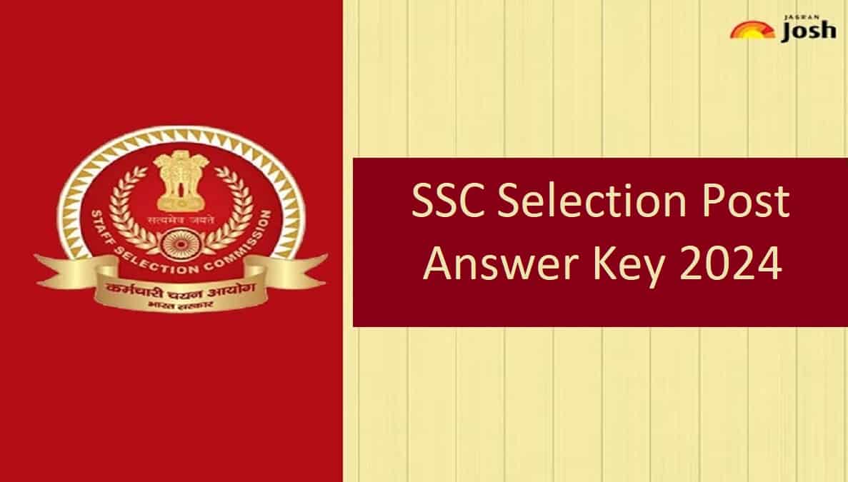 SSC Selection Post Phase 12 Answer Key 2024 OUT at ssc.gov.in, Download ...