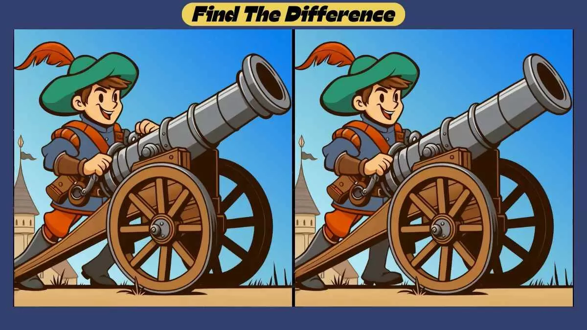 Find 3 Differences in 47 Seconds in This Cannon Firing Scene