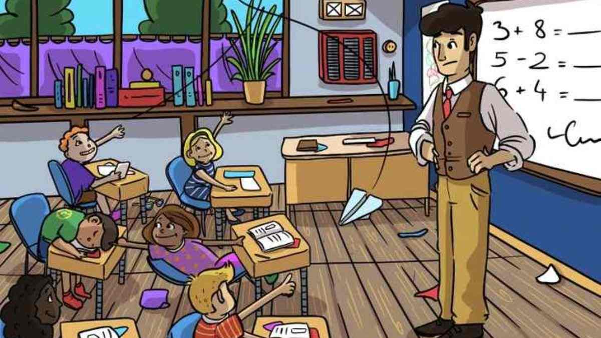 Picture Puzzle IQ Test: Use Your Observation Skills To Spot The Reading Glasses In This Classroom In 15 Seconds!