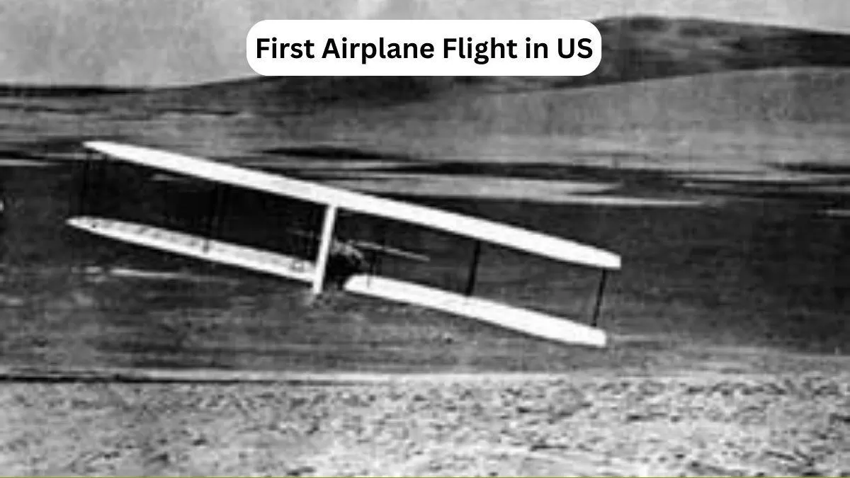 First Airplane Flight in US