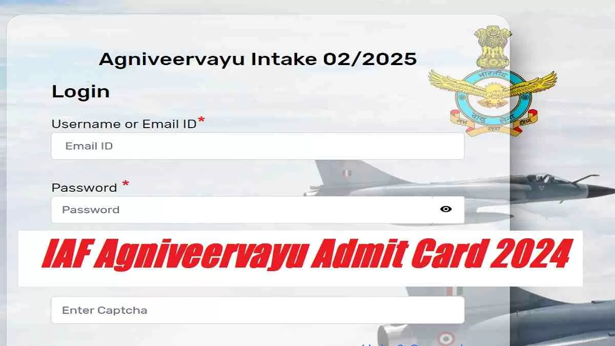 Get the direct link to IAF Agniveervayu Admit Card 2024 here