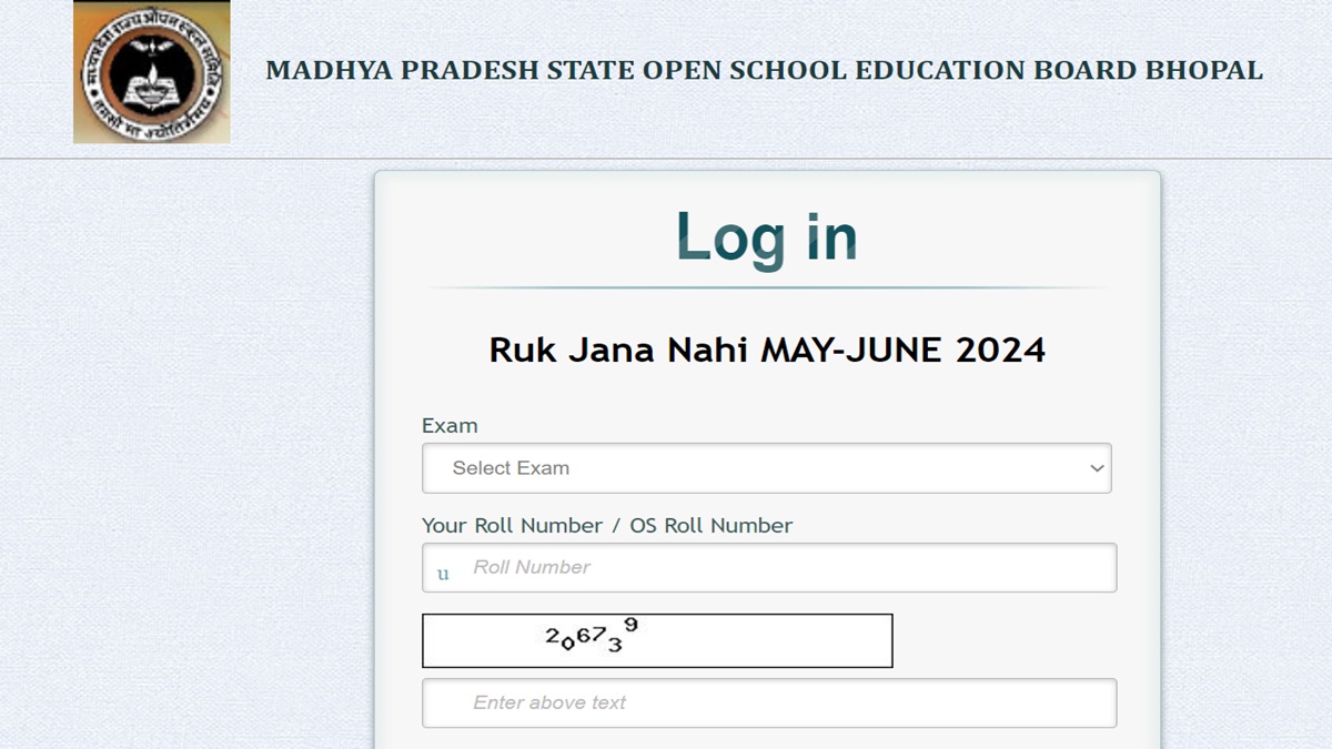 mpsos.nic.in Ruk Jana Nahi Result 2024 Out: Official Website Links to Check MP State Open School 10th, 12th, Results Online