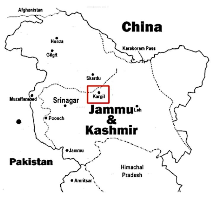 Kargil War location