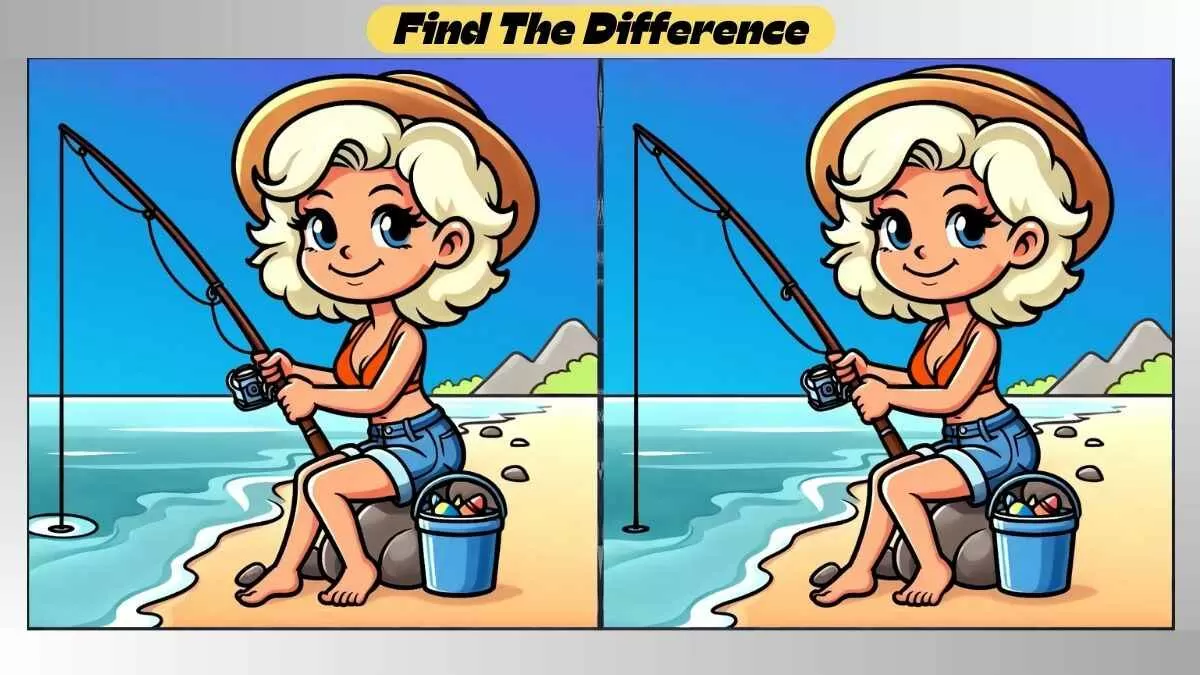Find 3 Differences in 49 Seconds in This Rod Fishing Picture
