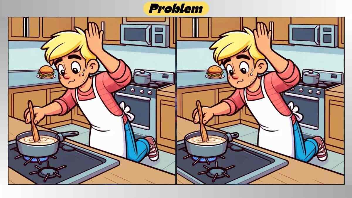 Find 3 Differences in 50 Seconds in This Pot Stirring Picture
