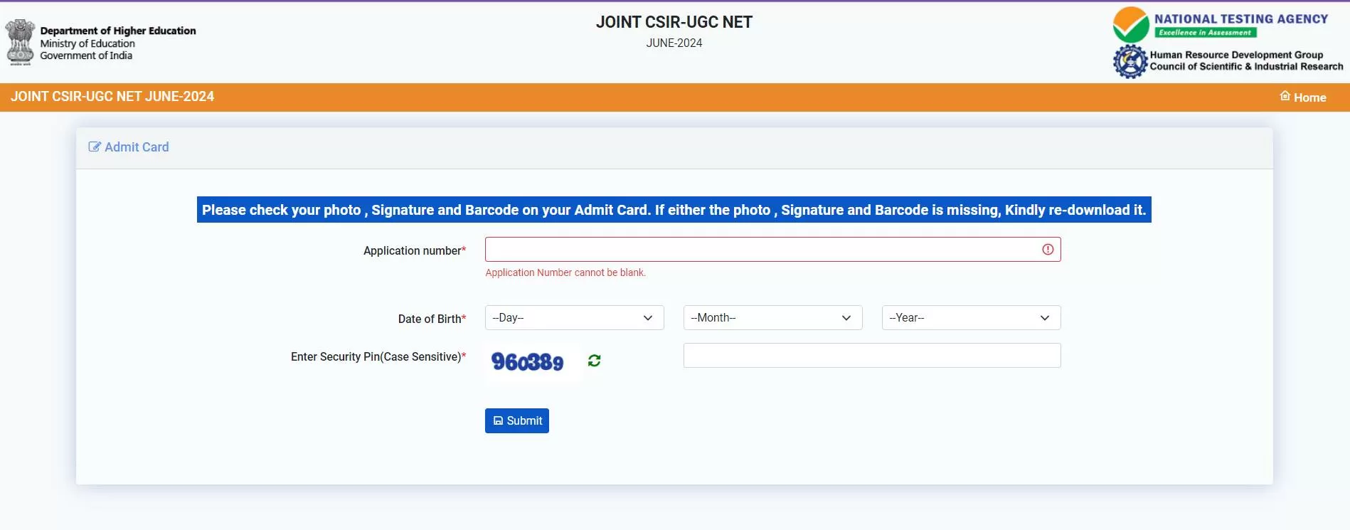Joint CSIR UGC NET 2024 Admit Card जारी कर दिए गए हैं। आप इस लेख में दिए लिंक से अपने हॉल टिकट डाउनलोड कर सकते हैं।