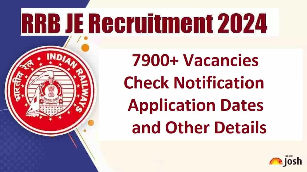 RRB JE Recruitment 2024 Notification for 7900+ Vacancies