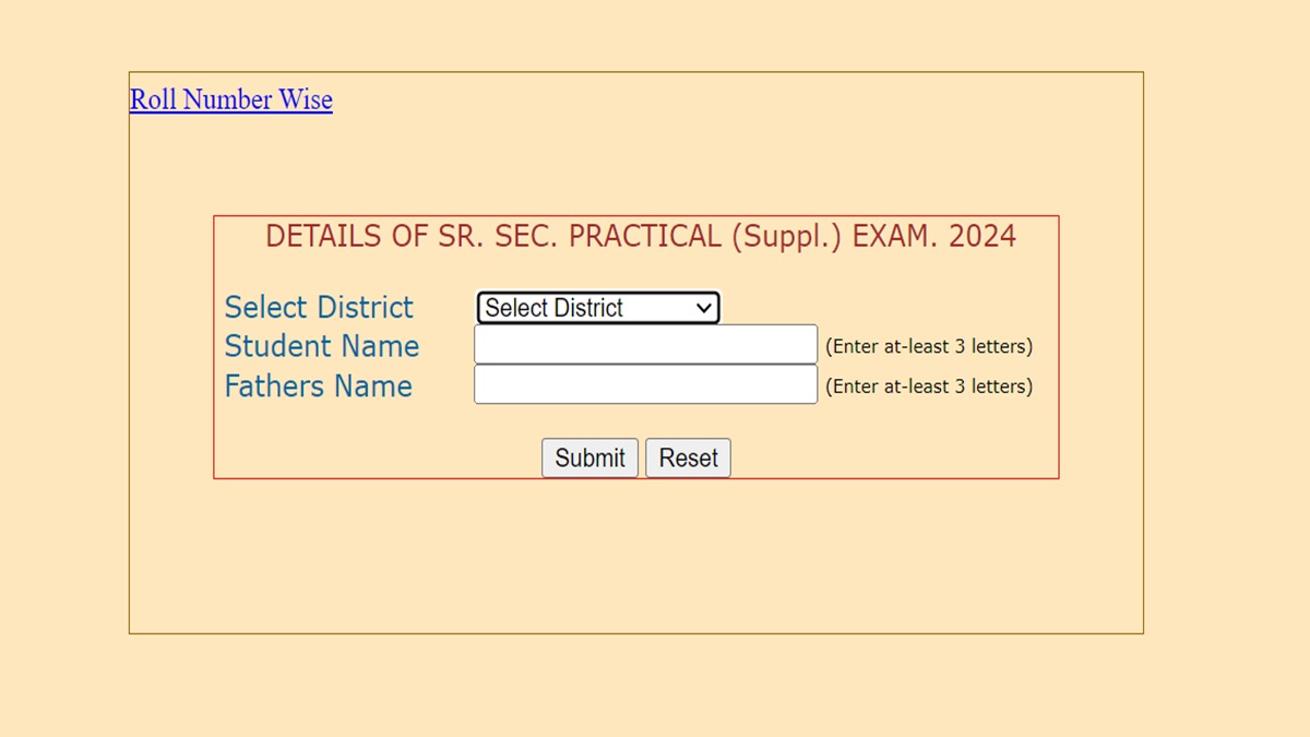 RBSE 12th Supply Practical Admit Card 2024 Out, Get Direct Link Here