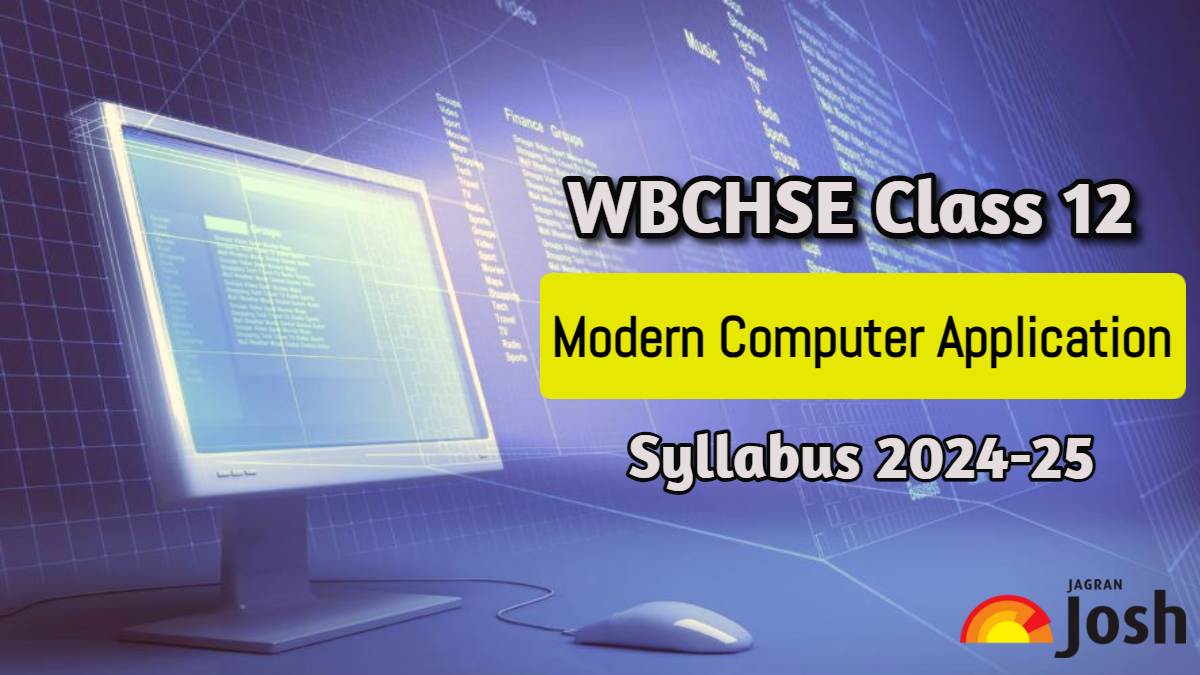 WBCHSE Class 12 Computer Application Syllabus 2024-25 PDF