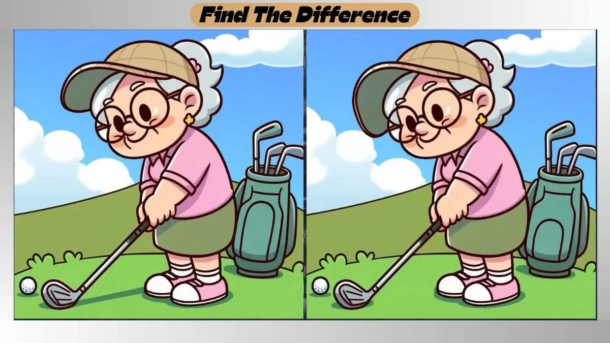 Find 3 Differences in 51 Seconds in This Golf Playing Picture