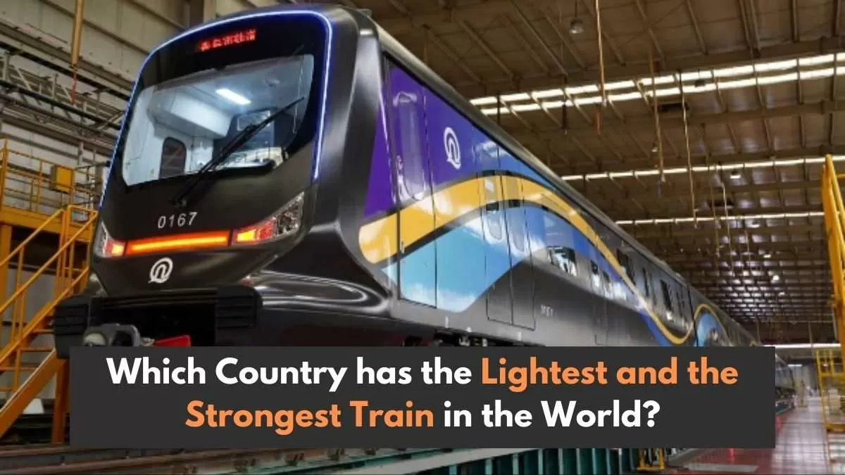 This new train is much lighter than the traditional ones used in the country, thus significantly reducing pollution.