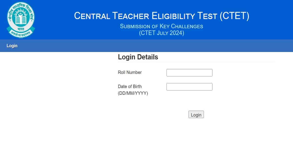 CTET Answer Key 2024 Released at ctet.nic.in, Direct Link to Download July Paper 1 and 2 Response Sheet PDF