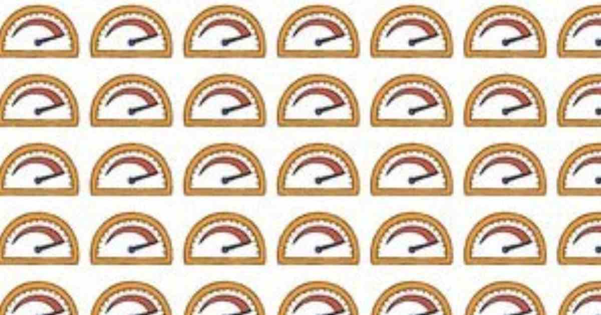 Brain Teaser: Test Your Brainpower! Can You Find the Different Speedometer in This High IQ Challenge?