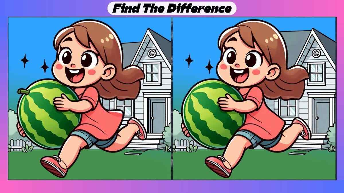 Spot 3 Differences Between Watermelon Pictures in 52 Seconds