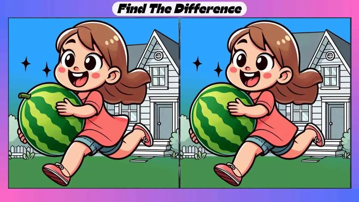 Find 3 Differences in 52 Seconds in This Watermelon Picture