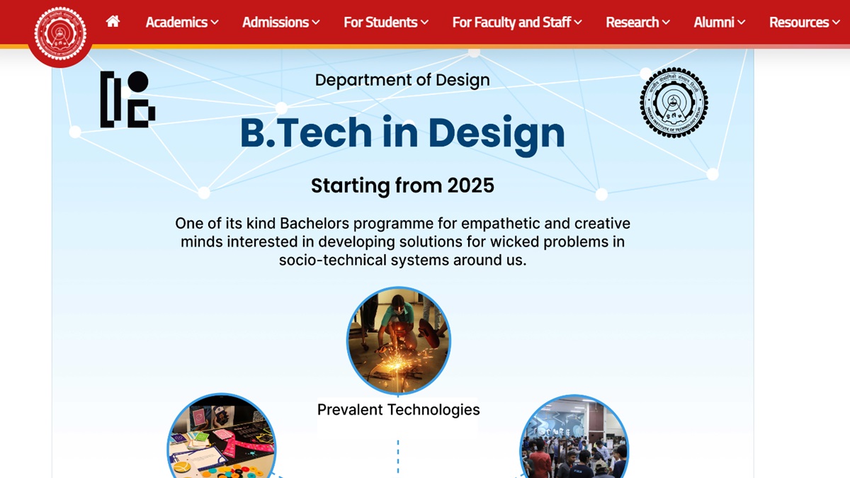 IIT Delhi To Introduce New Academic Programme B.Tech. in Design, Check ...