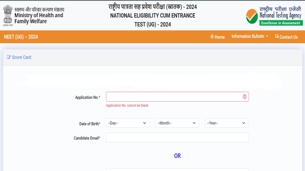 NEET UG Result 2024 Live NTA NEET Revised Final Results and Scorecard