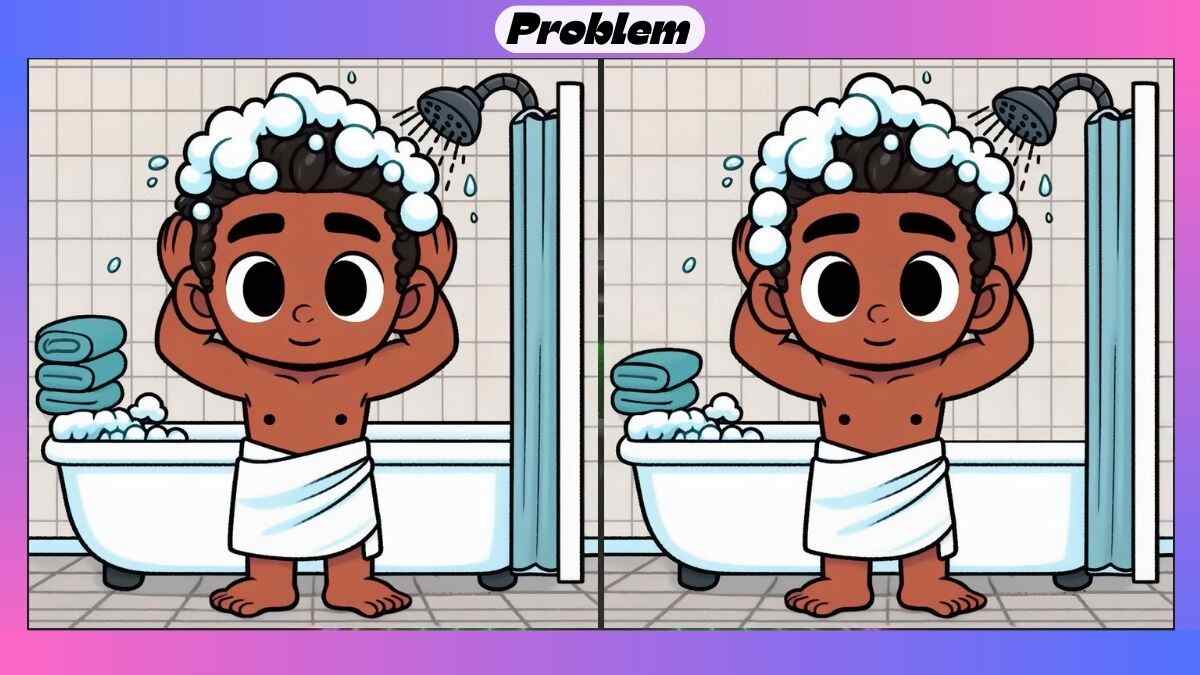 Find 3 Differences in 53 Seconds in This Bathing Picture