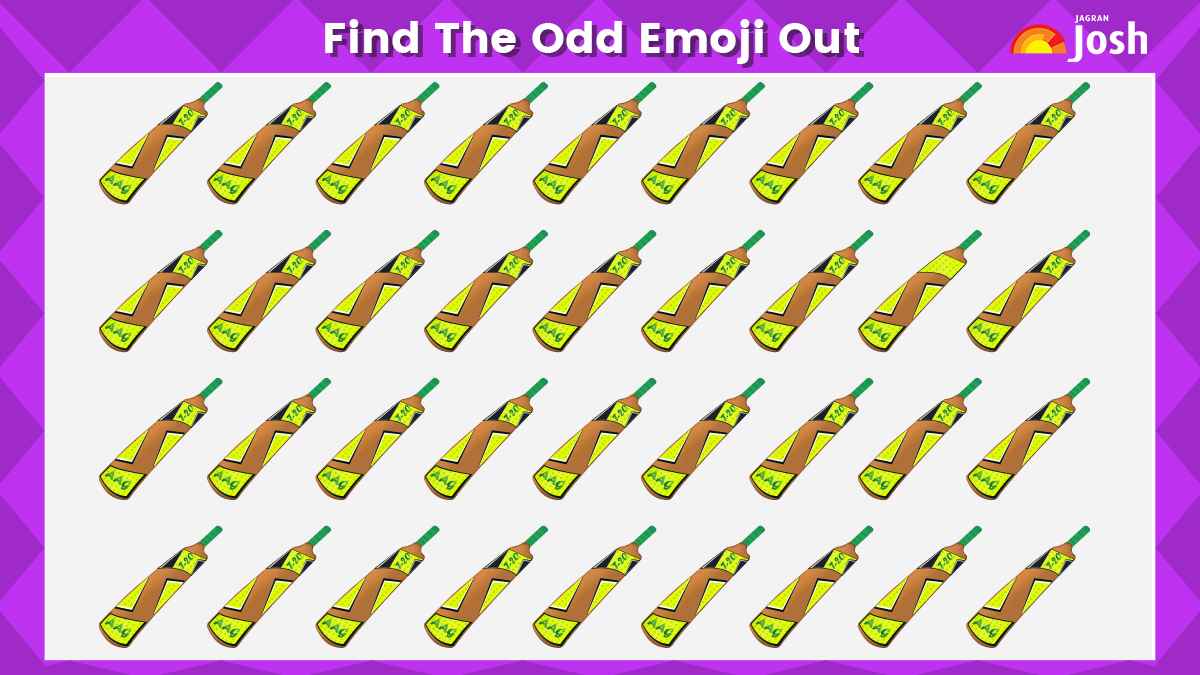 IQ Test: Find the odd cricket bat in 4 seconds!