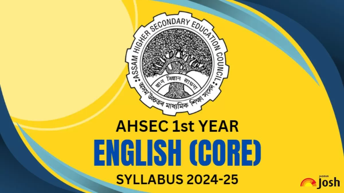 Get here Assam Board HS 1st Year English Core Syllabus 2024-25 free PDF Download.