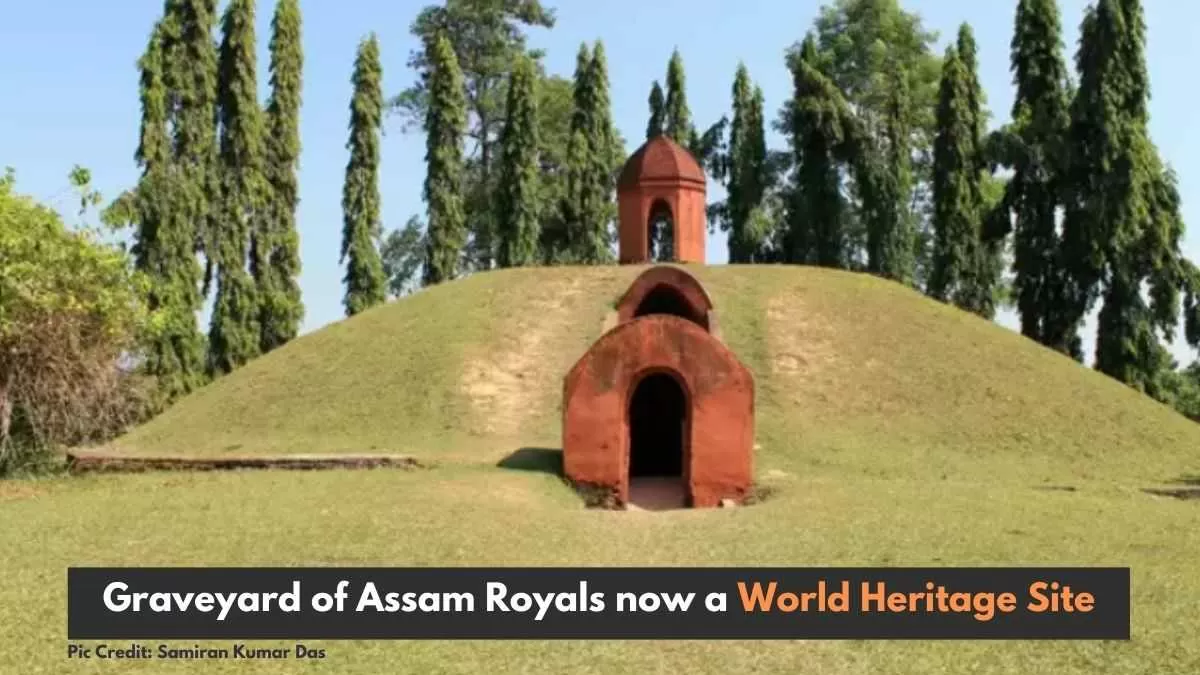  This cultural site is located at the base of the Patkai Ranges in Assam. 