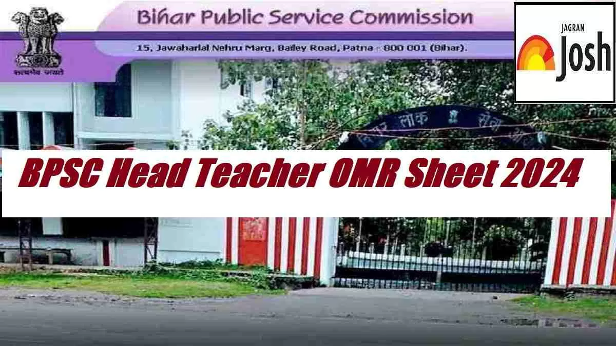 BPSC Head Teacher OMR Sheet 2024 Released At Bpsc.bih.nic.in: Here's ...