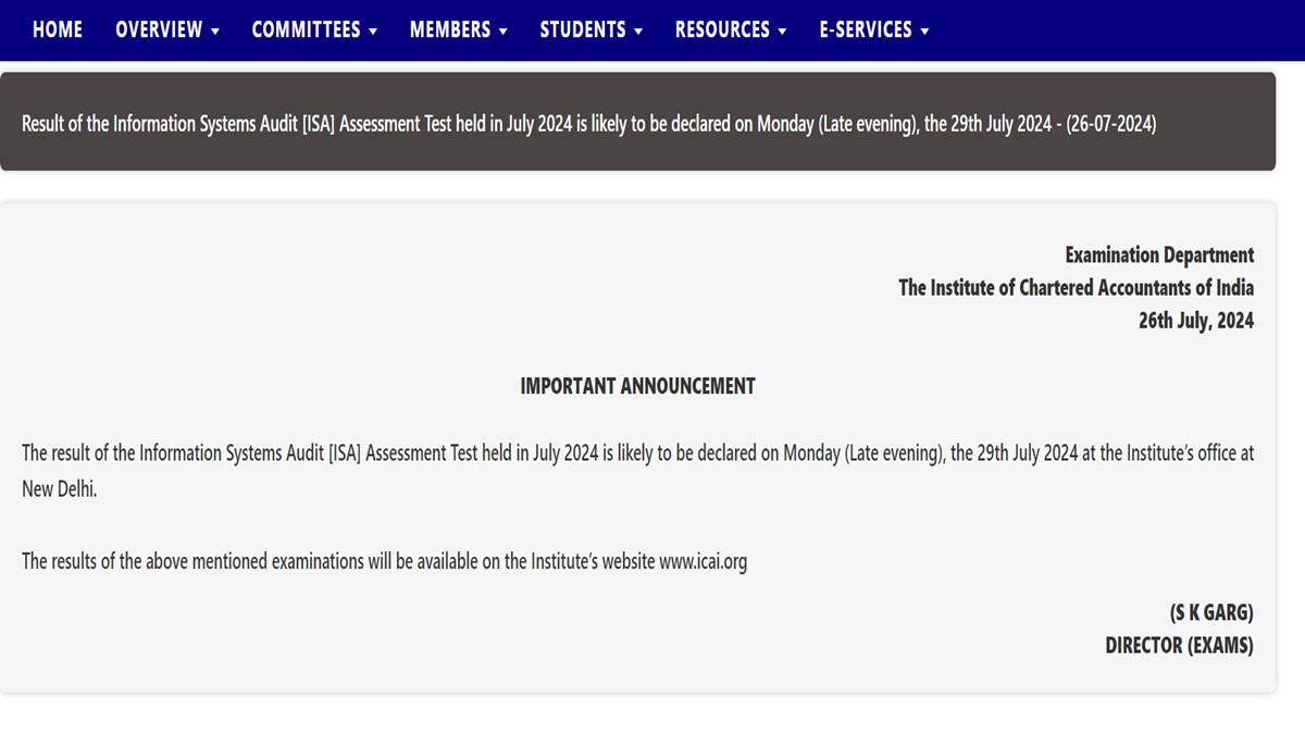 Ca Foundation Result June 2024 Date And Ti Ora Zulema