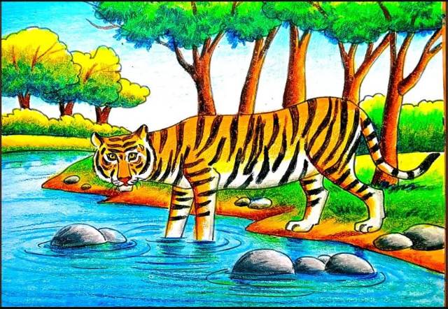 International Tiger Day Drawings 2024 Best 10 Poster Painting And Pictures For Babes