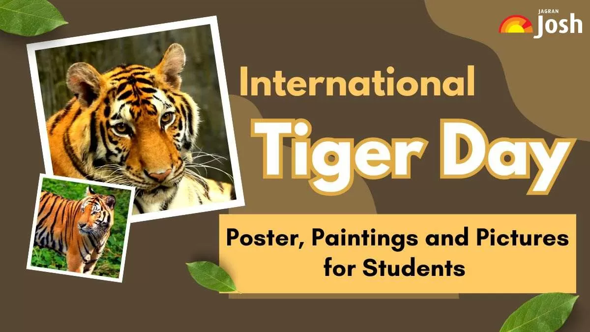 International Tiger Day Poster, Paintings and Pictures for Students