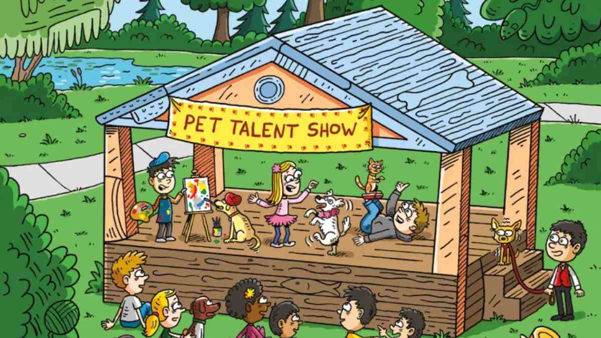 Optical Illusion IQ Test: Spot the Hidden White Sock in This Pet Talent Show in 12 Seconds!