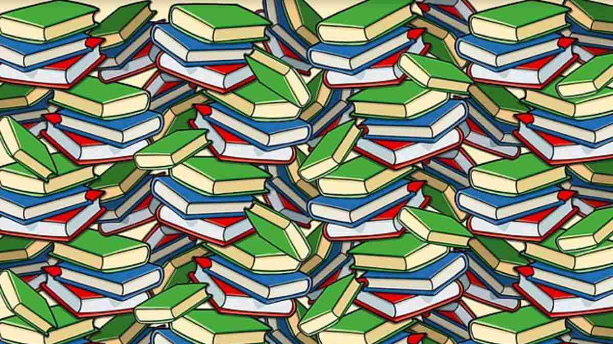 Picture Puzzle IQ Test: Can You Spot The Pencil Hidden Among Books In 15 Seconds?