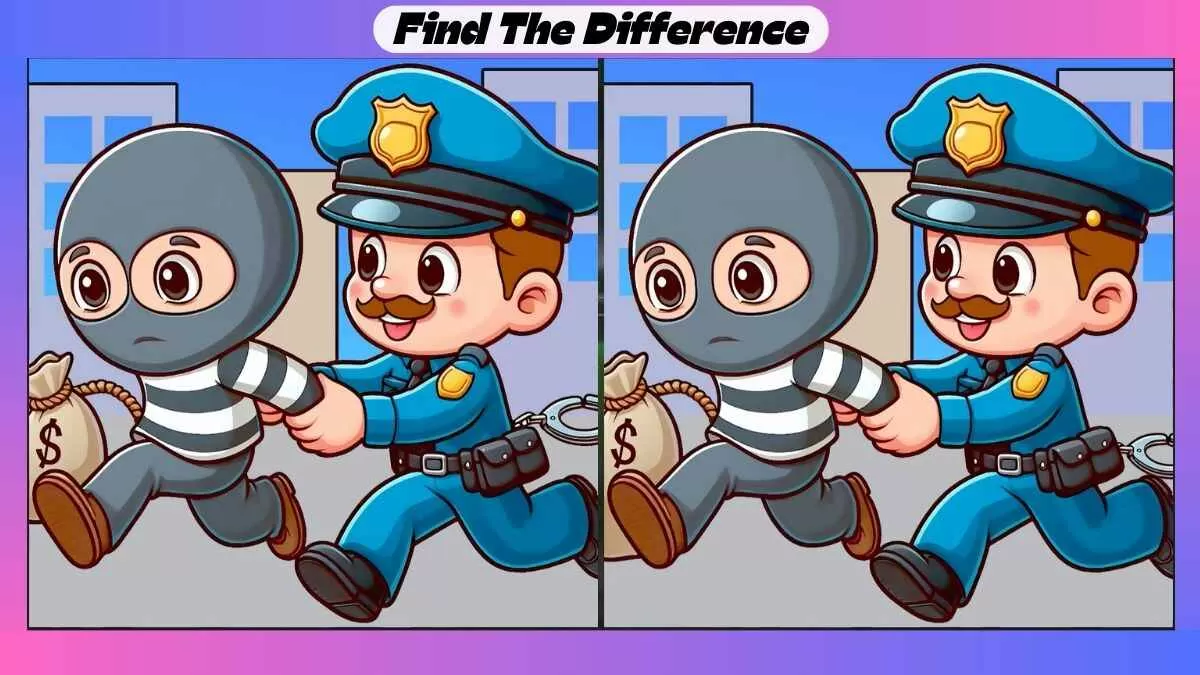 Find 3 Differences in 54 Seconds in This Robbery Picture
