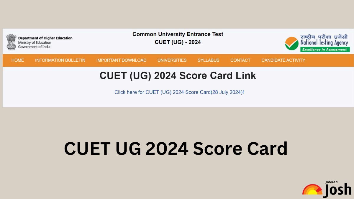 CUET Score Card 2024; How to Calculate CUET UG Score; Check Steps Here