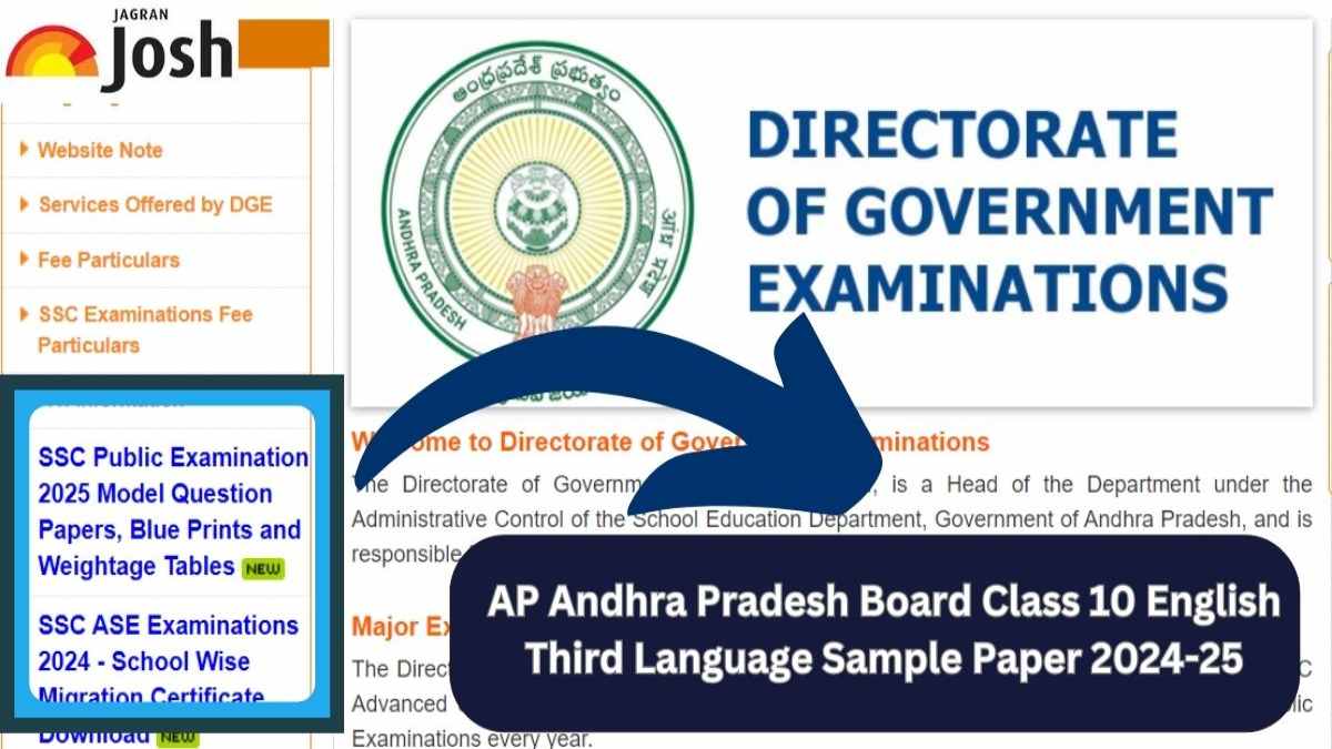 Andhra Pradesh Board Class 10 English Third Language Sample Paper 2024-25: Download Free PDF! 